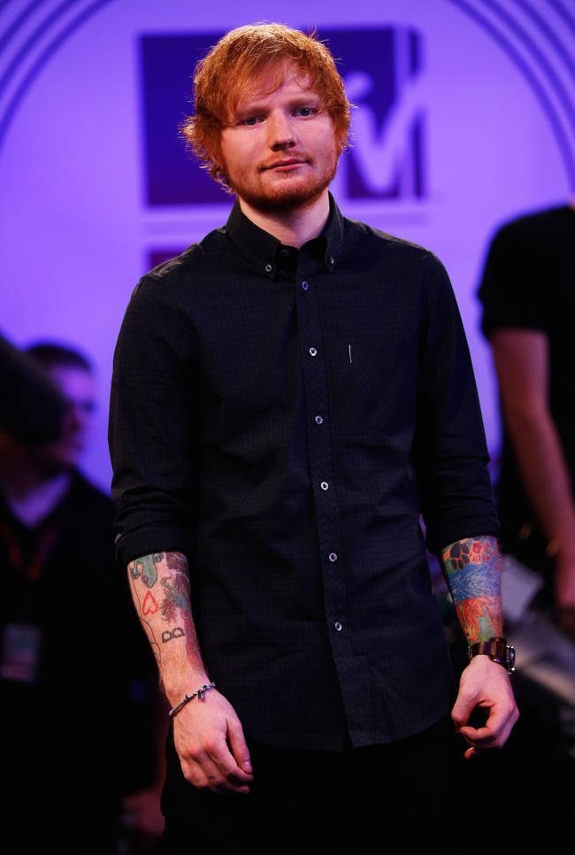 ...but this is Ed Sheeran.