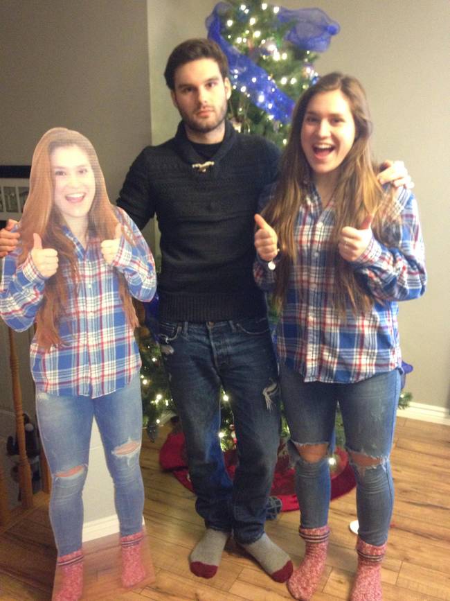 Sibling Cardboard Cutout