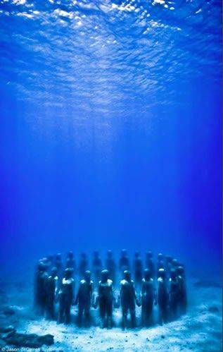 A tribute to fallen African slaves in Moilinere Bay, Grenada.