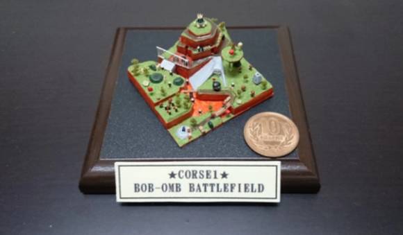 After showcasing Zelda's hometown, he then made a faithful recreation of Bob-omb Battlefield, the very first level from Super Mario 64.