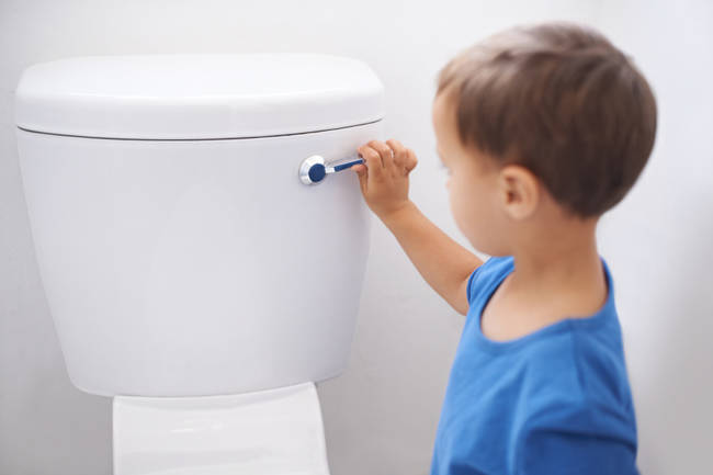 The most common injury among young boys is when the seat falls while they are standing using the toilet.