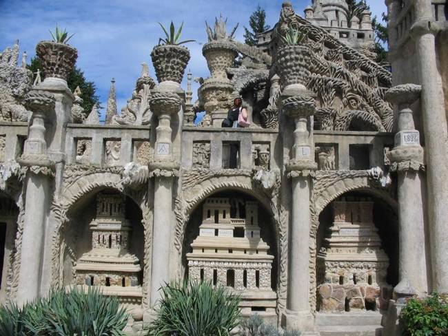 After 33 years of work, Ferdinand Cheval completed his "Palais idéal" in his 70s and opened it up to the public.