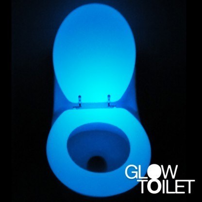 9. Get a glow in the dark toilet for late night adventures.