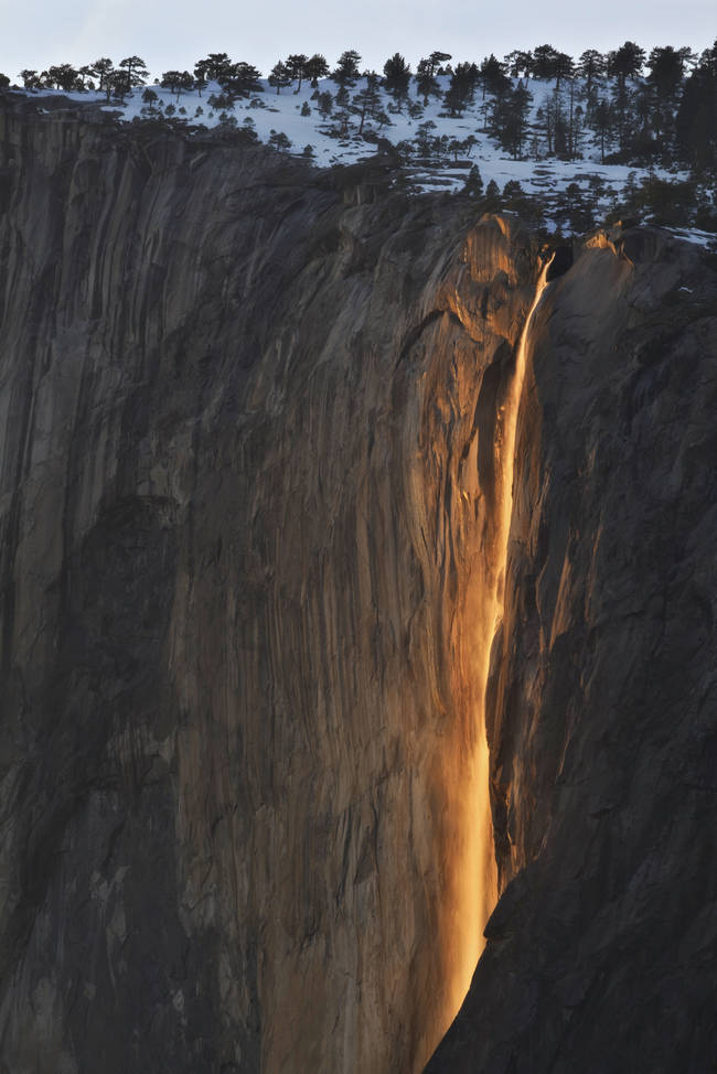 4.) Horsetail Fall, Yosemite National Park, California