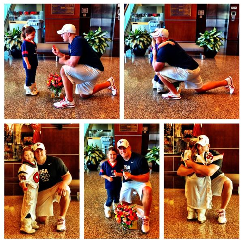 14.) 2012 NFL Defensive Player of the Year J.J. Watt “proposed” to a fan who became Internet famous thanks to a video of her tearfully wishing she was 25-years-old so she could marry the Houston Texan.