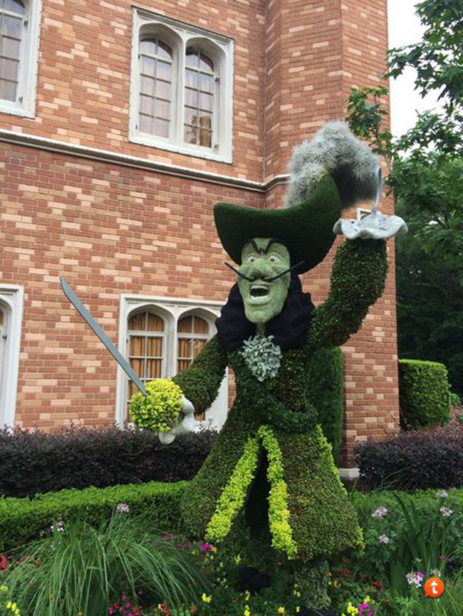 5.) Captain Hook from <em>Peter Pan</em>