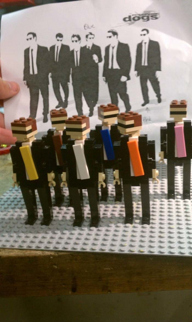 22.) The Reservoir Dogs crew in Lego form.