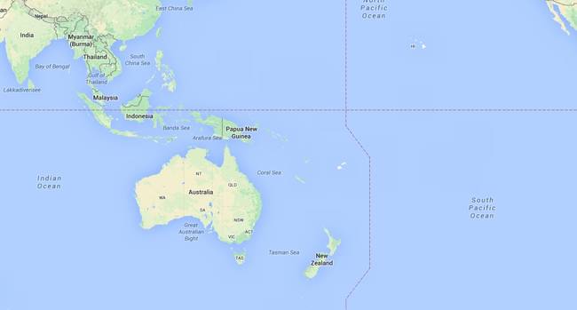 But just as it thought the search was in vain, / New Zealand found itself - in its place, with its name.