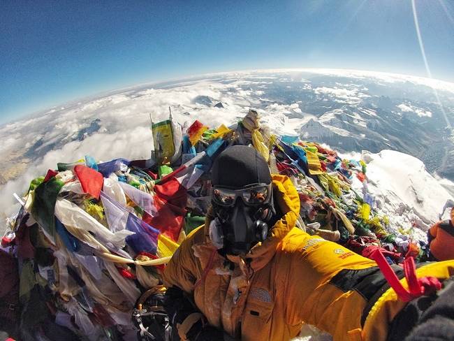 On Top of Mount Everest