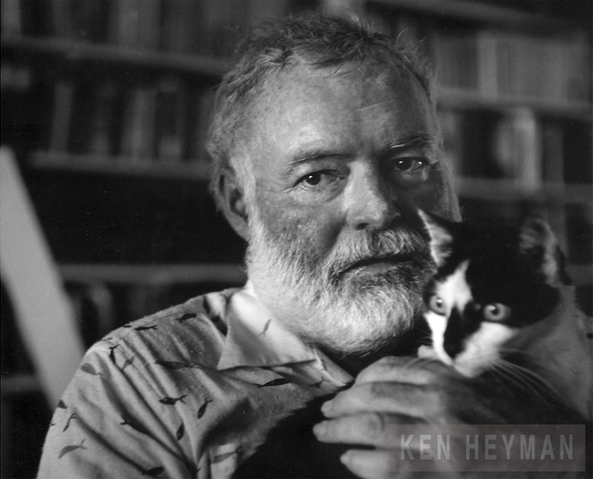 20. Not a mama, but a Papa. Ernest Hemingway in Cuba.