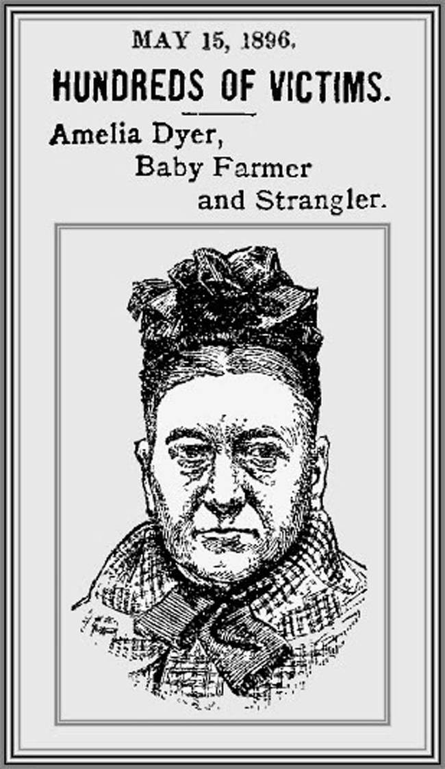 After getting out of prison, Dyer began her final and deadliest venture in the city of Reading. She began taking out newspaper ads advertising adoption services. Many mothers took her up on the offer. However, instead of halfheartedly taking care of the children while killing them slowly, she decided to strangle them outright. Then she would dump their bodies in the river.