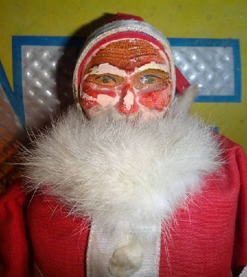 Santa...this is what happens when you forget sunscreen.