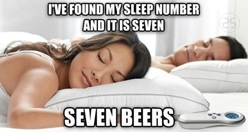 7.) Don't go to sleep drunk.