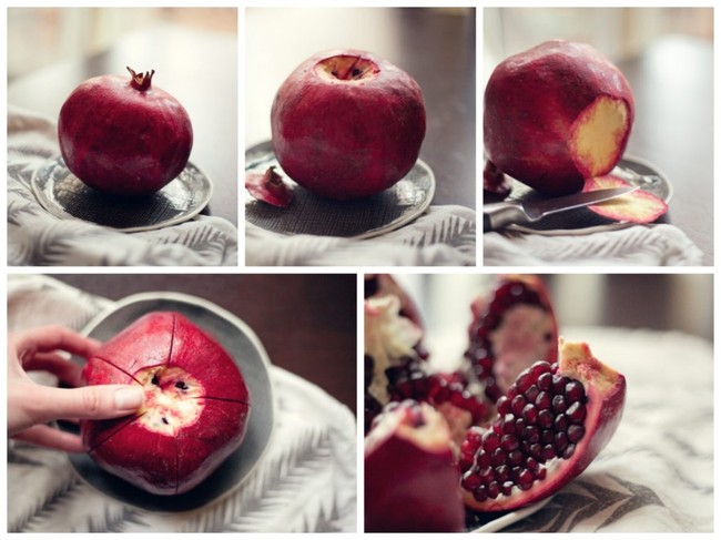 Pomegranates: Now just as fun as those chocolate orange things you get at Christmas.