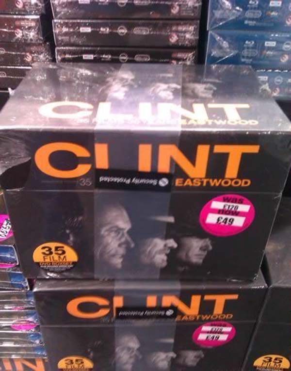 23.) It really says: Clint Eastwood.