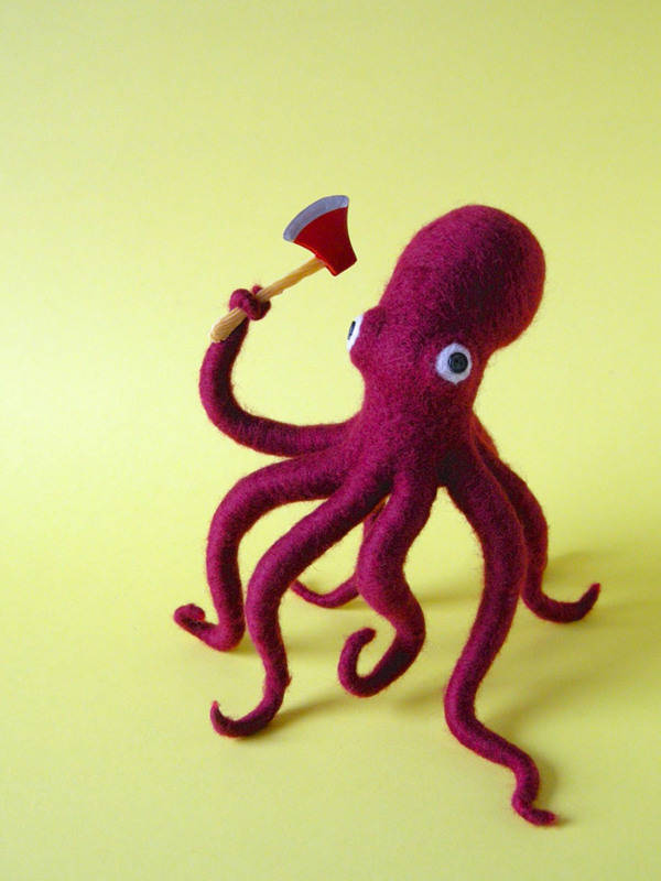 <i>Ax-Wielding Octopus</i>