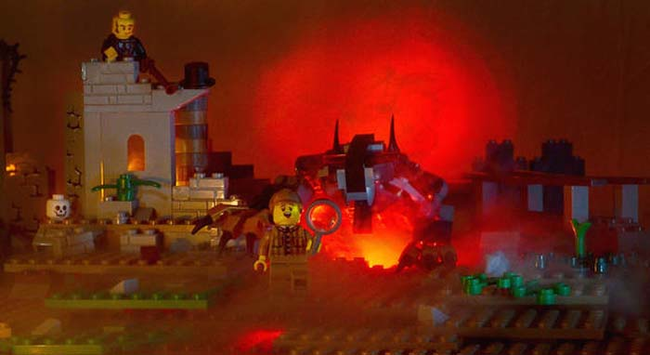 9.) The Hound Of The Baskervilles. This scene was the winner of the Waterstones bookstore's Lego Lit competition.