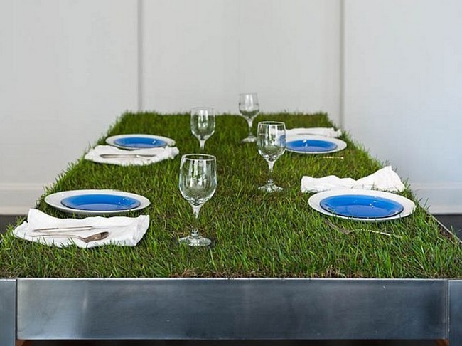 12) Grass Table: <a href="https://www.artificiallandscapes.co.uk/">Inspiration Here</a>.