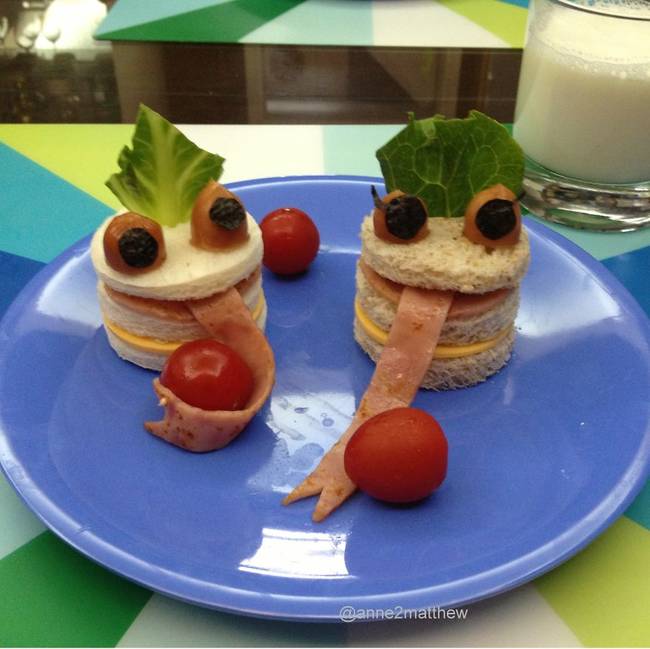 Even the terrifying meals look fun to eat.