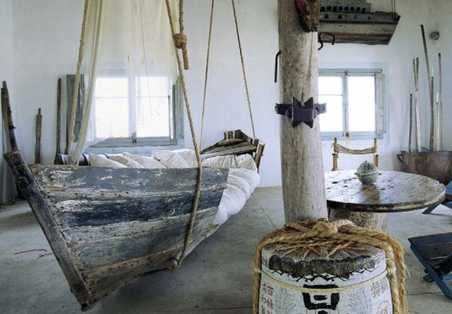 Pirate themed bed for adults.