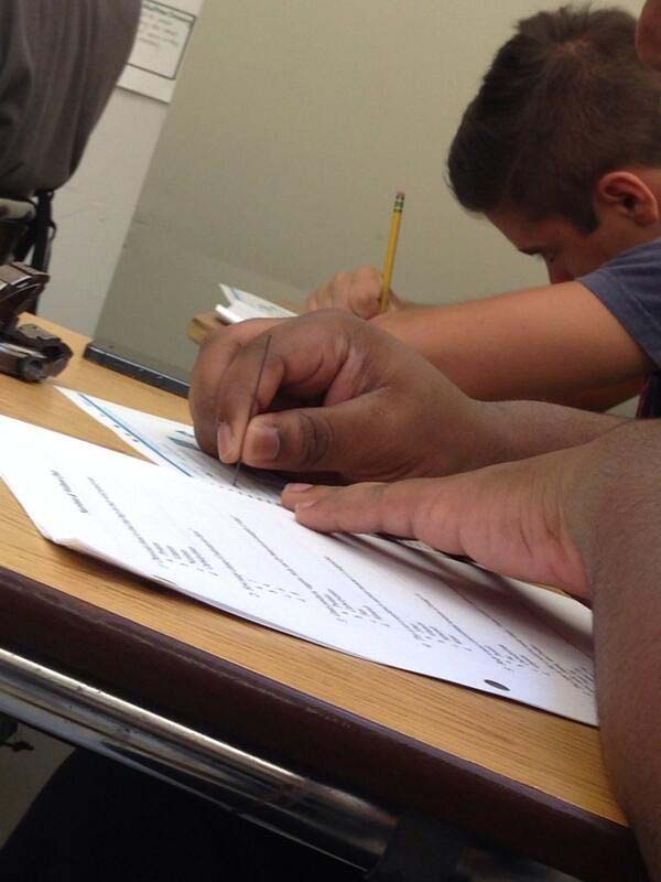 3.) When your classmate won't let you borrow a pencil, the struggle is real.