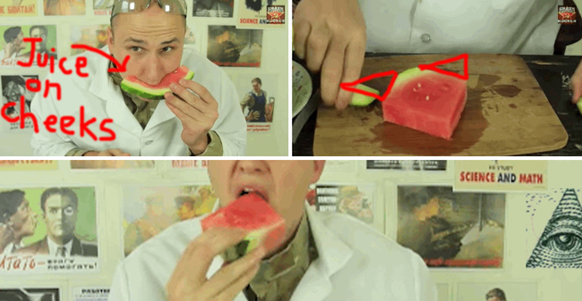 Watermelon: Keep your face clean without sacrificing any yummy melon.