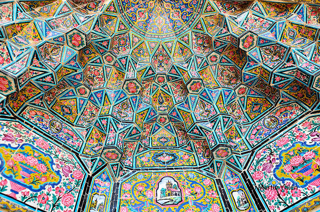 7.) Nasir Al-Mulk Mosque, Shiraz, Iran