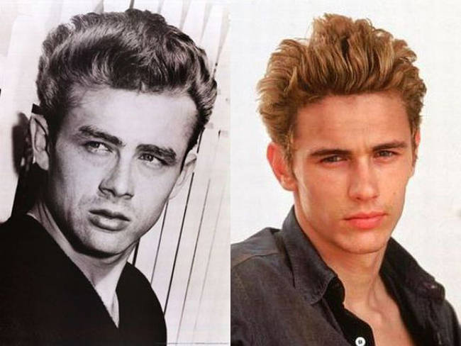 15.) James Franco as James Dean in <em>James Dean</em>