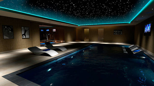 A theater by the pool and under the stars sounds good to me.