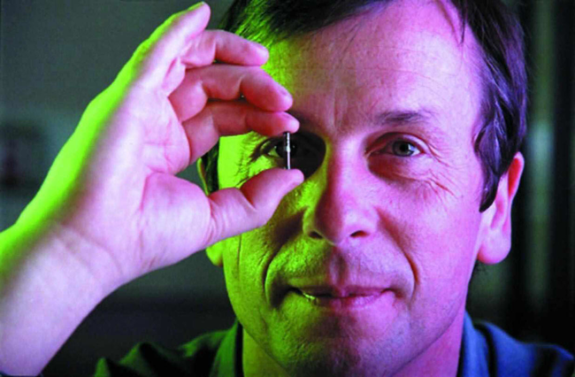 4.) Professor Kevin Warwick has an implant that links his brain up to a computer. He can use the computer to control lights, heaters, and other computers.