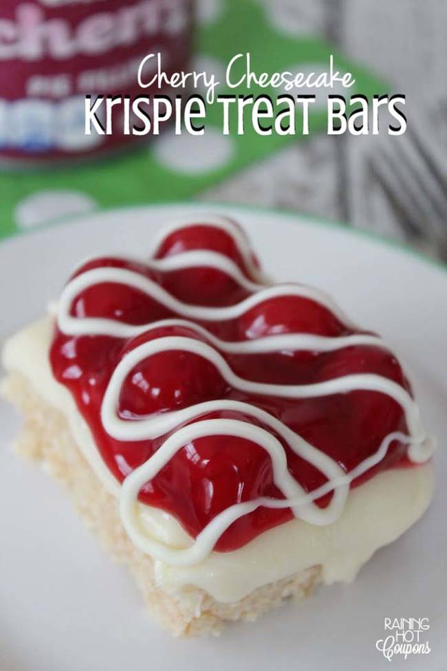 Cherry Cheesecake Bars