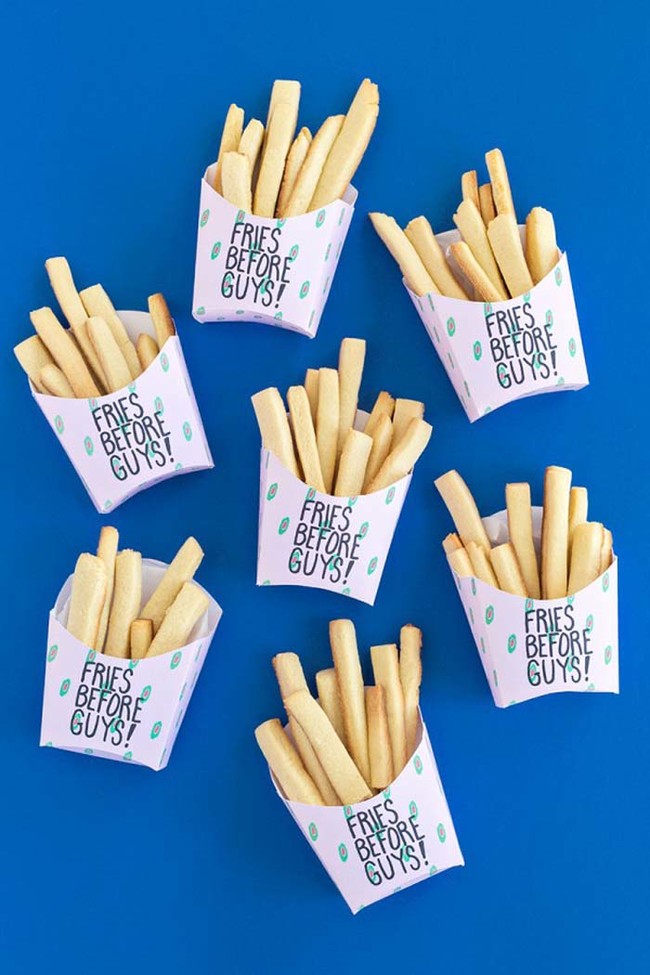 "Fries Before Guys" Cookies