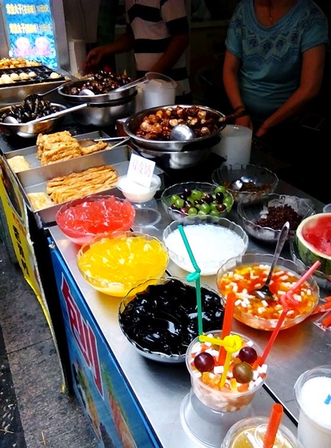 Would you care for some fresh fruit punch? Or gelatin?