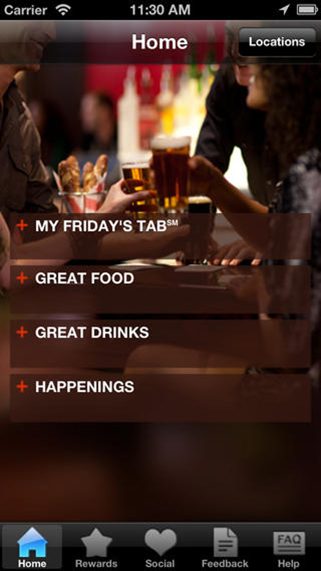 11.) Free TGIFriday's appetizer when you sign up for their <a href="https://www.facebook.com/TGIFridays/app_393572257375735" target="_blank">rewards program</a>.