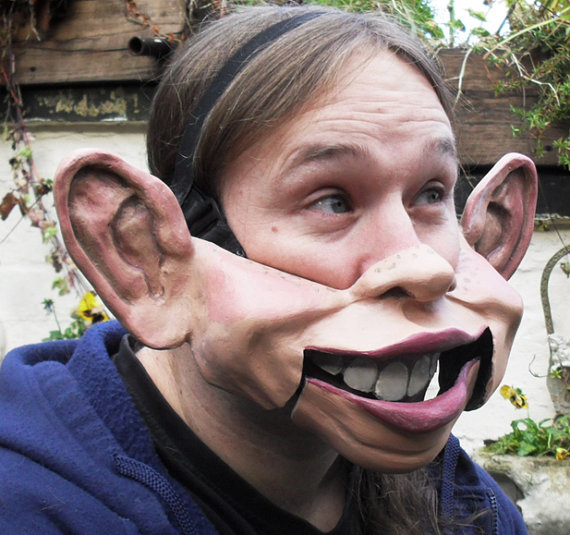 3.) Big Ears Ventriloquist Mask - $310.99