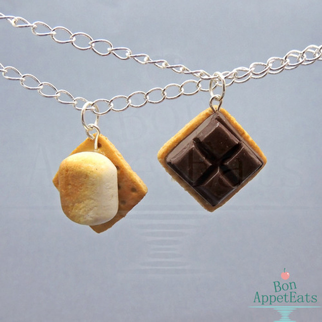 S'mores necklace