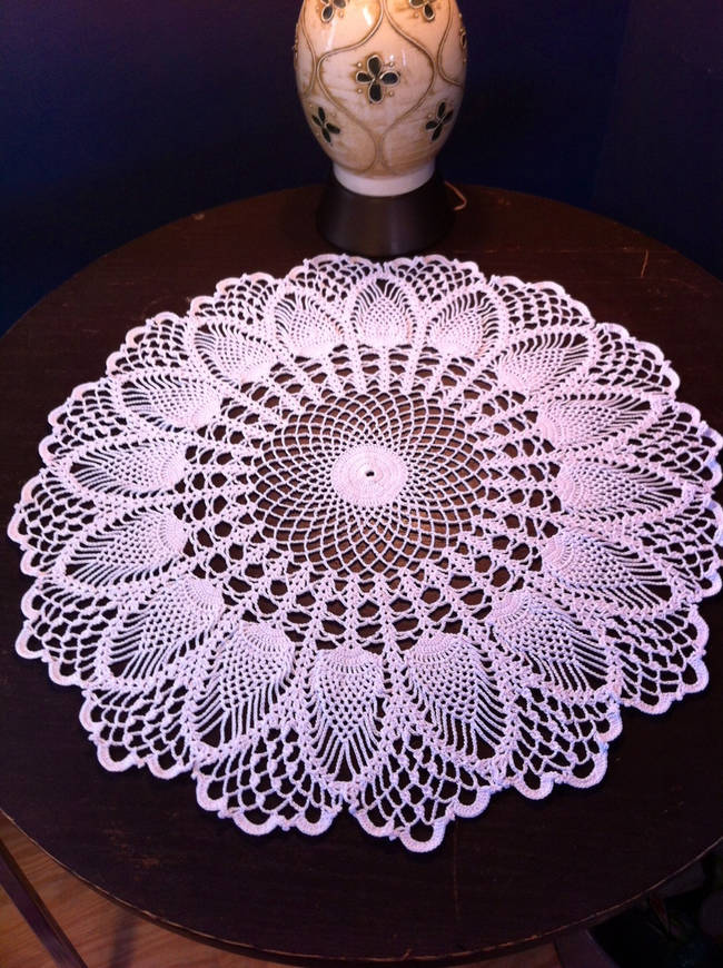 Crochet a doily and you can brag forever.