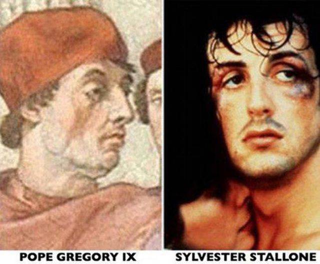 Sylvester Stallone / Pope Gregory IX