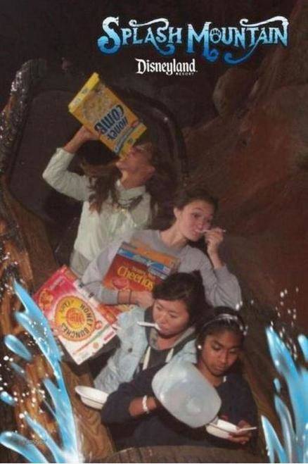 "Never ride roller coasters on an empty stomach."