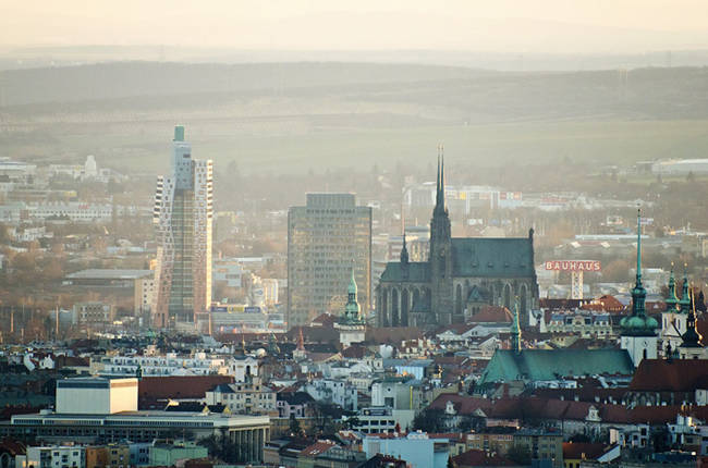 The city of Brno in the Czech Republic.