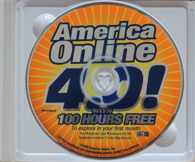 12.) AOL Free Internet CDs