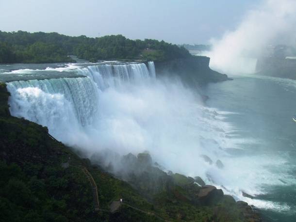 11.) The largest waterfall in the world is the Inga Falls in the Democratic Republic of Congo. It moves nearly 10 times the amount of water as the Niagara Falls.