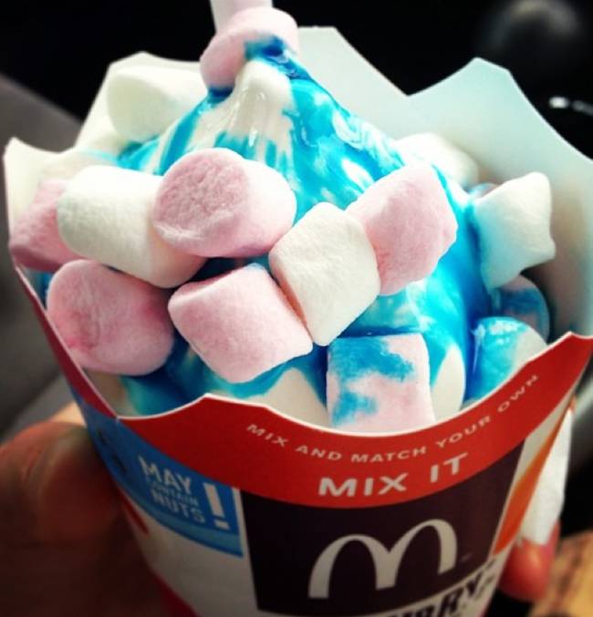 8.) Bubblegum Squash McFlurry - McDonald's (Australia)