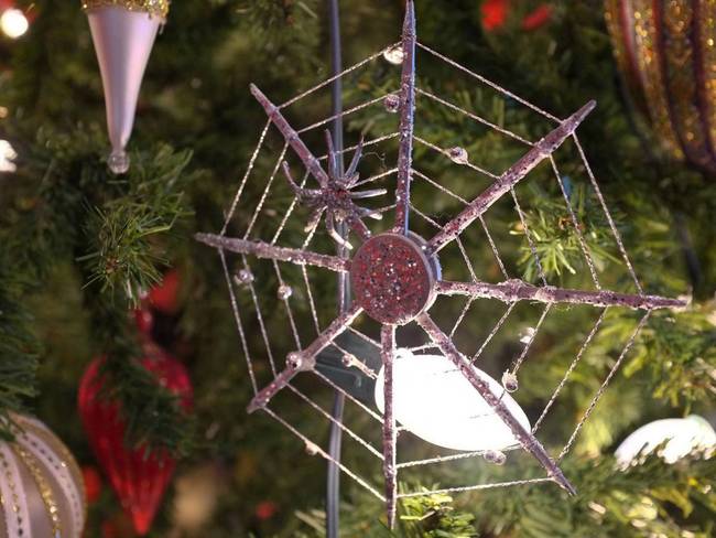 Ukraine - Spider webs are an extremely popular Christmas decoration in this country. It's believed that if you see a spider web on Christmas Day, you're in for some good luck.