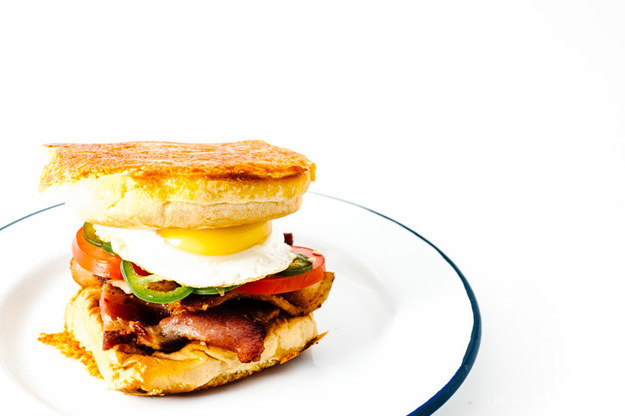 14.) <a href="https://iamafoodblog.com/bacon-and-egg-grilled-cheese-breakfast-sandwich-recipe/" target="_blank">Bacon and Egg Grilled Cheese Breakfast Sandwich</a>