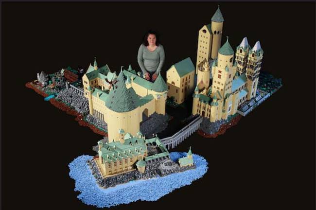 12.) Harry Potter. This scale model of Hogwarts was also constructed by Alice Finch back in 2012.