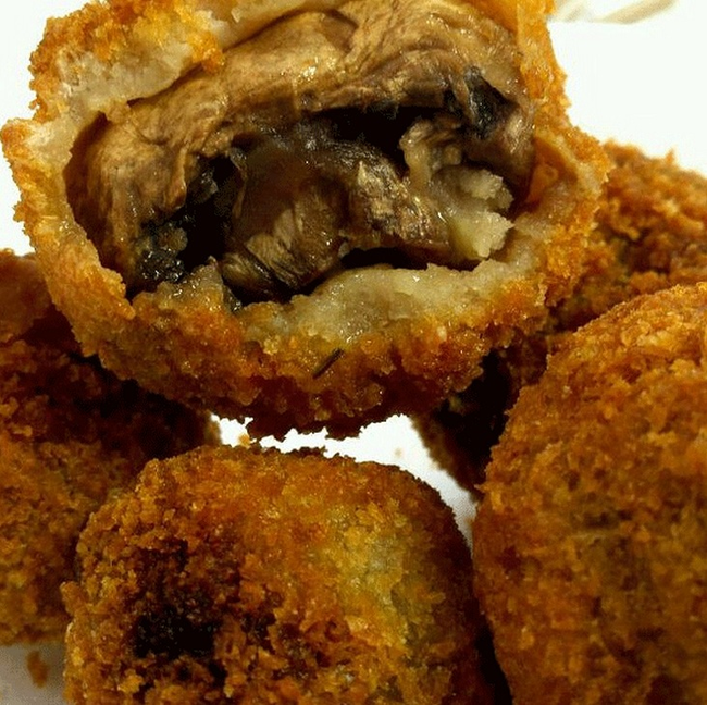 1.) Fried Mushroom Eating Contest.