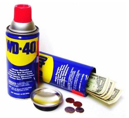 WD-40 Can with a Secret Compartment