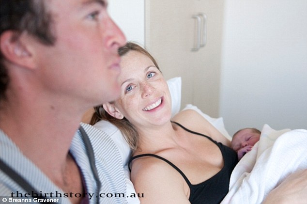 After the birth they called an ambulance, and both mommy and baby were so healthy they were discharged from the hospital six hours later.