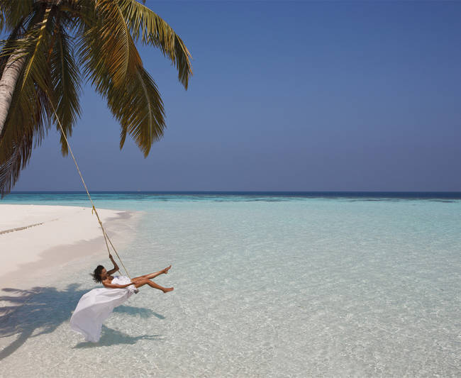 11.) Palm tree swing.